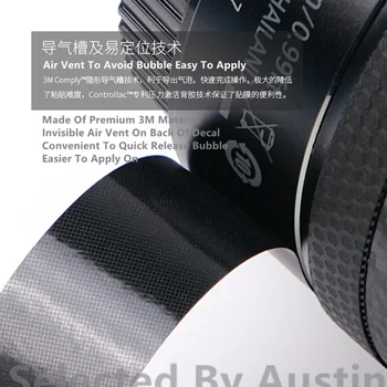 Objektiv Nalepko Kožo Zaviti Film Zaščitnik Za Canon EF 16-35 f2.8L III Anti-scratch Nalepka
