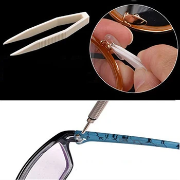 Eyeglass Sunglass, popravljanje Komplet z Vijaki Pinceta Izvijač Drobne Mini Vijake, Matice Izbor Očal Popravila Nos Blazinice
