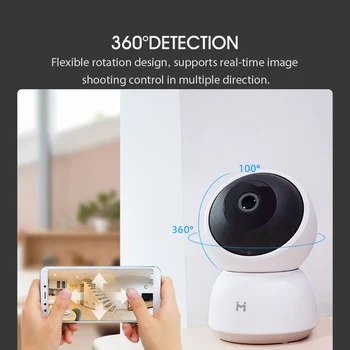 Xiaomi IP Kamero 2K 1296P HD Smart Camera A1 Webcam WiFi Night Vision 360° Video Kamero Baby Security Monitor Za Moj Dom App