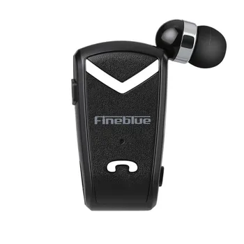 FineBlue F-V2 Mini Brezžična podjetja Bluetooth Slušalke Šport Voznik Slušalke Teleskopsko Posnetek na stereo čepkov posnetek na design