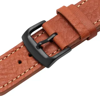 Usnje watchband črno rjave barve manšeta človek je zapestnica Primerna za BM8475/26E 00F00X serije gledam verige