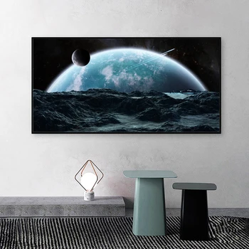 Solarni Sistem Velikih Plakatov In Fotografij Kozmično Planet Wall Art Natisne Fotografije Stenske Slike Za Dnevno Sobo Nordijska Doma Dekor