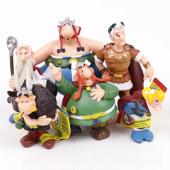 Avanture Asterix PVC Številke Igrače za Otroke, Otroško Darila 6pcs/set
