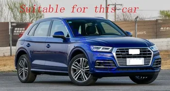 Za Audi Q5 DV 2018 2019 Okrasite Dodatki iz Ogljikovih Vlaken Slog zadnjem sedežu ročaj okvir okrasni obroč