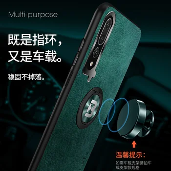 Telefon Primeru Za Huawei P20 P30 P40 Pro Lite Y9 P Smart Z Prime 2019 Avto Magnet Ultra Tanek Nosilec Objektiva protection Anti-padec Pokrov