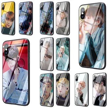 Koreja KPOP Hip Hop Proti Kim Tae-hyung Kaljeno Steklo Telefon Kritje velja za iPhone SE 2020 5 5 6 6S Plus 7 8 Plus X XS XR 11 Pro Max