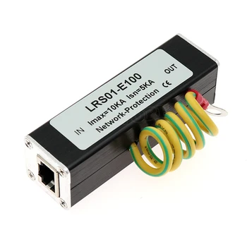 Omrežni priključek RJ45 Prenapetostna Zaščita Zaščita naprave Strele Arrester SPD za 100M Ethernet Omrežja