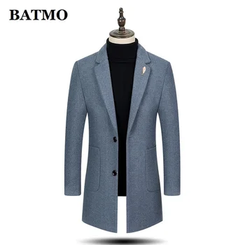BATMO 2020 nov prihod jesenski in zimski volne priložnostne jarek plašč, moški,moški volne jopiči,plus-velikost M-4XL M815