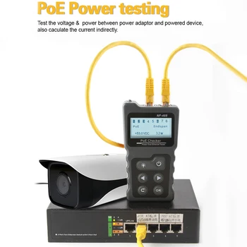 NF-488 Digitalni CAT5 Ethernet CAT6 LAN Omrežni Kabel PoE Stikalo Tester Detektor LCD Display Network Cable Tester Omrežna Orodja