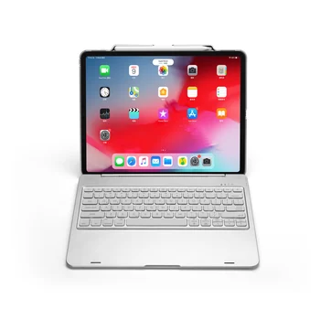 Za iPad Pro Za 12,9 2018 2020 Tipkovnico Primeru Pro za 12,9 3th 4. Gen 7 Barve, Osvetljen Bluetooth Tipkovnico Pokrov Funda s Svinčnikom Reža