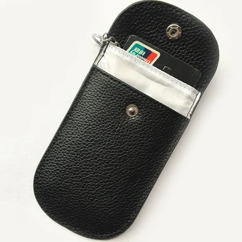 PU Faraday Tipke RFID Signal Blocker Primeru Anti Theft Vrečke za Vstop brez ključa Avto Ključ Fob Protector za Zaščito Zasebnosti Novo BAG1070