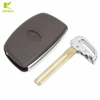 KEYECU Zamenjava Nerezane Smart Remote Key Lupini Primeru 4 Gumb za HYUNDAI IX25 IX35 Sonata Tucson-2018, Št nosilca za baterijo