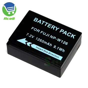 NP-W126 Baterija + LCD USB Dvojni Polnilec za FUJIFILM X-Pro1 X-M1 X-T1 X-T2 X-T3 X-T10 X-T20 X-A7 X-A5 Fotoaparat Zamenjajte NP-W126S