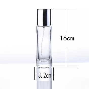 Jxcaih 1pcs 50 ml krog parfum sub-steklenico prenosni zamenjava steklenico visoke zmogljivosti rehidracijo, spray bottle steklo prazne steklenice