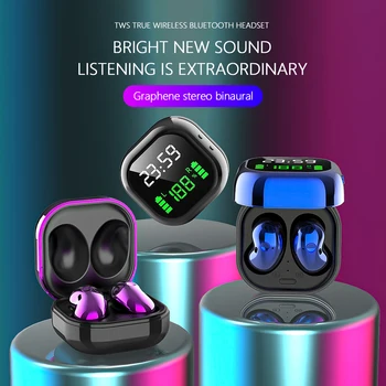 Barvita TWS 5.1 Bluetooth LED HD Slušalke Slušalka za Prostoročno Hrupa Stereo Mikrofon Brezžični Nevidni Dotik Nadzor Nepremočljiva