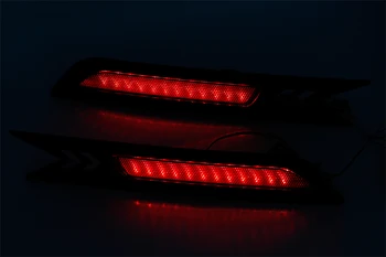 OKEEN 2x Rep Luči za Honda CR-V CRV 2010 2011 Zadnji Odbijač Reflektor Rdeča Luč, ki Teče Zavora Ustavi Vključite Opozorilne Luči za Meglo Lučka