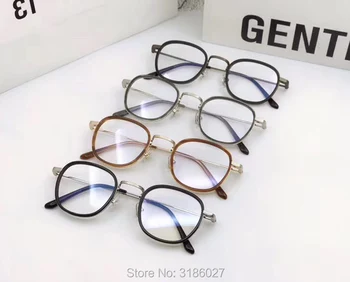 Visoka Kakovost korejsko Znamko Design Acetat Očal Okvir Kratkovidnost Recept Optična Očala Moški Ženske oculos de grau