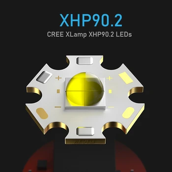 Svetlo XHP90.2 Najbolj Močna LED Svetilka baterijska Svetilka XHP90 Taktično Svetilko za ponovno Polnjenje USB Flash Svetlobe 18650 XHP50 LED Luč