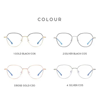 OEYEYEO Moda Kovinski Full Frame Očala Velik Okvir Anti Računalnik Modra Svetloba Eye Glasses Umetnosti Retro Moda Trend Očala