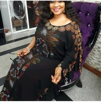 Nov Slog Classic Afriške Obleke Za Ženske Dashiki Diamond Afriška Oblačila Bazin Broder Riche Seksi Slim Haljo Večer Dolgo Obleko