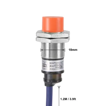 Uxcell 1-25 mm Kapacitivnost Induktivni Senzor Bližine Stikalo Detektor ŠT AC 90-250V 300mA PNP/NPN NE DC 12-24V 200mA 2/3-žice