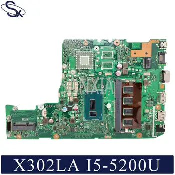 KEFU X302LA/LJ Prenosni računalnik z matično ploščo za ASUS X302LA X302LJ original mianboard 4 GB-RAM I5-5200U
