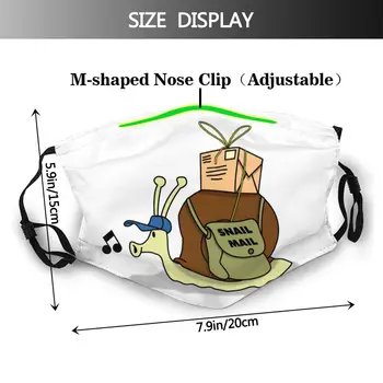 Polž Usta Masko Polž Mail Klasičnih Obrazno Masko z 2 Filtri Lep za Odrasle Moda Masko