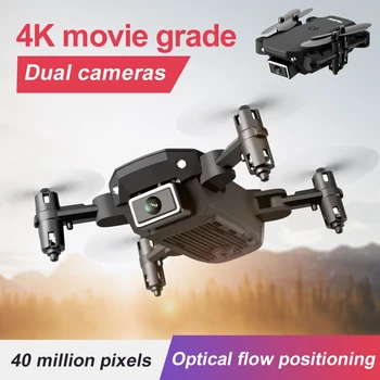 S66 Dual Camera FPV True HD, širokokotni Camera 4K Dron WiFi Kamere brezpilotna letala Višina Vodenje RC Mini Quadcopter Brnenje Fant Igrače Darilo
