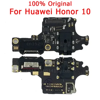 Originalno Polnjenje Odbor Za Huawei Honor 10 Polnjenje Vrata USB Plug PCB Dock Priključek Flex Kabel Z Mikrofonom Nadomestni Deli