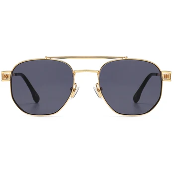 Peekaboo moških retro sončna očala ženske kvadratnih rjava črna moška sončna očala kovinsko zlata, poletje slog, ki 2021 uv400 darila