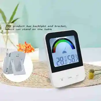 Digitalni gospodinjski elektronski termometer in higrometer zaprtih termometer termometer za mokro in suho udobje vodnika tester