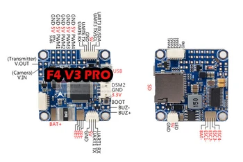 F4 betaflight F4 Pro V3 vuelo Placa de controlador incorporado OSD barómetro par FPV Quadcopter