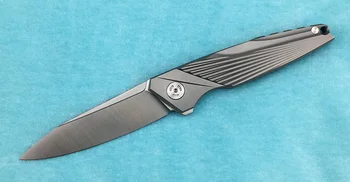 LEMIFSHE M390 rezilo Flipper folding nož titanove zlitine ročaj prostem kampiranje sadje nož EOS orodje