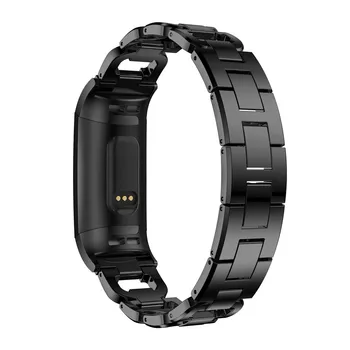 Kristalno Nerjaveče Jeklo, Kovinski Pašček za Zapestje za Fitbit Charge3 Watch Zamenjava manžeta za Fit Malo Polnjenje 4 Smart Dodatki