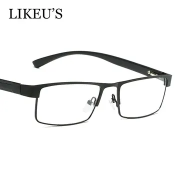 LIKEU JE Moda Obravnavi Očala Okvir Moških Očala za Kratkovidnost Spektakel Optična Očala Okvirji Letnik Klasična Oculos de Grau