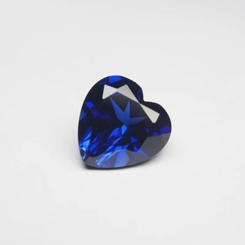 9*9 mm 5 kos /vrečko Srce Cut 5A Kraljevsko modra, temno Modra svoboden gemstone
