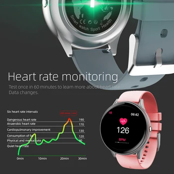 LIGE Nove Ženske, Touch Screen Smart Gledam Šport Gledam Srčni utrip, Krvni Tlak IP67 Nepremočljiva Fitnes Smartwatch montre connecte
