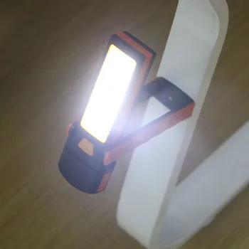 1PCS Super Svetla Nastavljiv COB LED delovna Lučka Pregled Lučka za Ročno Svetilko Magnetni Kampiranje Šotor Luč S Kavljem Magnet