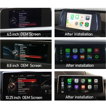Carlinkit 2.0 Dekoder CarPlay Android Za BMW CIC Sytem 2010-2013 Series1 F20 F21 Serije 2 F22 F23 F45 XI X2 Večpredstavnostna Brezžični