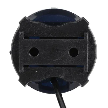 12V Krog vodoodporna LED Digitalni Merilnik Napetosti Tester Črna rja-dokazilo Zaslonu Voltmeter za Motocikel in Electrombile
