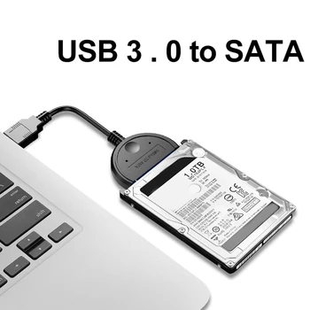 Nov USB 3.0, da SATA 2,5-palčni Trdi Disk Zunanji HDD Adapter Pretvornik-Kabel Sata na USB sata III Kabel
