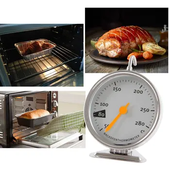 Kuhinja električna pečica mehanske termometer iz nerjavečega jekla peko termometer peko orodja za pečica 50-280 ℃