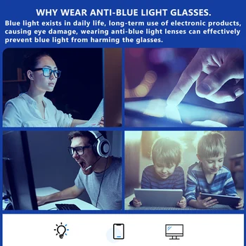 LIOUMO Modra Svetloba Blokiranje Računalnika Očala Kvadratni Okvir Photochromic Očala Ženske Moški Anti Modri Žarki Unisex Očala UV400