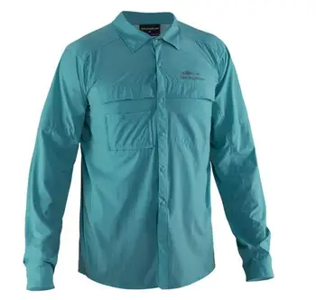 Brezplačna dostava! - Visoka kakovost Moške hitro suhe zunanji srajco ribolov majica kampiranje majica UPF50+