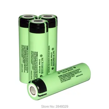 Novo 4 KOS. Prvotni NCR18650B 3.7 3400 mAh 18650 polnilna litijeva baterija za Panasonic brezplačno nakupovanje