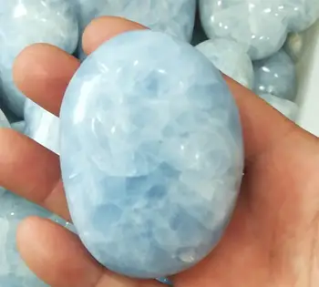 1 kos vroče prodaje naravna modra celestine kristalno strani kamen reiki zdravljenje na Madagaskarju gemstone sušilnih kamen, kot darilo