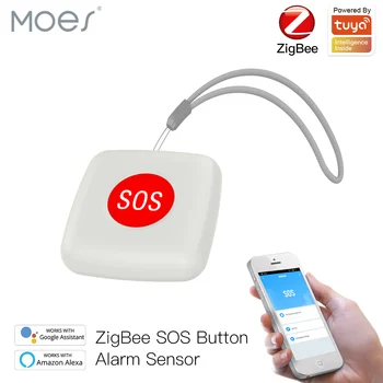 Tuya ZigBee SOS Gumb Senzor Alarm Starejših Otrok Alarma v Sili Pomoč Stikalo Tuya Smart Življenje App Remote Control