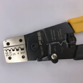 VSD-06T 0.25-2.5mm23-14AWG 3 V 1 robljenjem orodja mini-tip self-nastavljiv robljenjem klešče multi orodje Ohišje tip posebna objemka