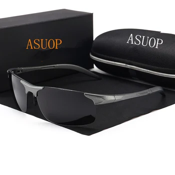 Novo polarizirana moška sončna očala UV400 modne dame sončna očala blagovne znamke design kvadratni okvir očal vožnje nočno vizijo očala
