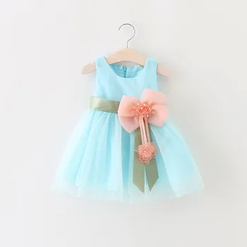 2020 Novo Poletje Baby Dekleta Obleke Princess Lok Poroke Obleko Otroci Rojstni Dan Obleko Kostum Otroci Oblačila Za 0-3 Leta